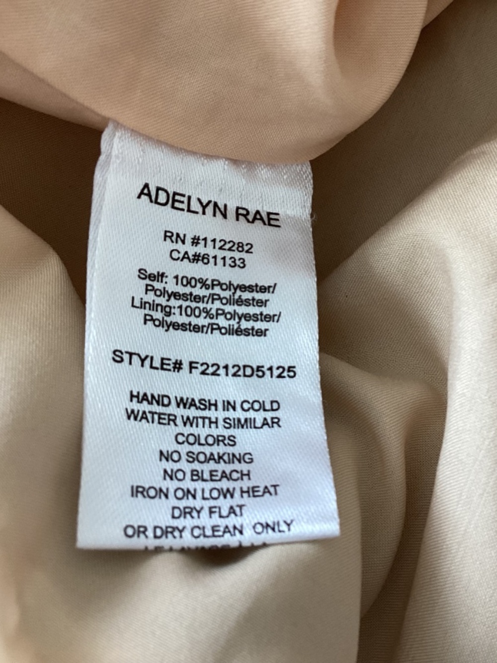Adelyn Rae Adeline Palm Lace Midi Dress, size XL - Picture 12 of 12